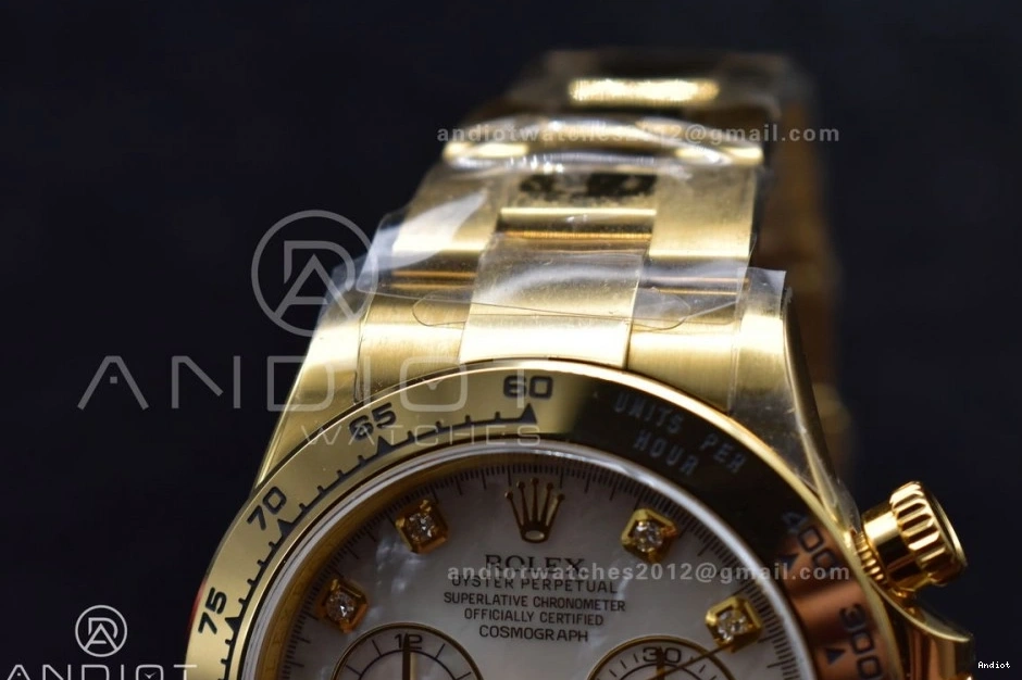 116508 Best YG Clean 1:1 Bracelet Oyster On SA4130 Edition Dial Daytona YG 0412